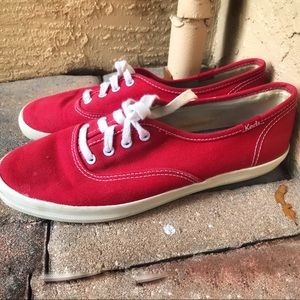 Red KED’s sneakers